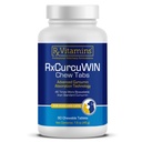 Rx Vitaminer CurcuWIN - Curcumin for hunder og katter - Vitaminer og kosttilskudd, Allergi Relief - gir immunstøtte og hjelpemidler Digestiv støtte - Joint Supplement - 90ct