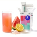 Rolig drikke blanding - Relaxation Aid med magnesium, Ashwagandha, L-Theanine, & Vitamin D - støtter Cortisol Regulation og Mood for menn og kvinner - Vannmelon Lemonade Flavor 7 Sticks