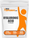BulkSupplements.com Hyaluronsyre pulver - som natriumhyaluronat, hyaluronsyre kosttilskudd - Matkvalitet, Glutenfri - 215 mg per servering, 100g (3,5 oz) (Pack of 1)