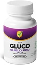 GlucoShield Pro - Naturlig Supplement med vitaminer B1, B2, B6, Magnesium, sink og kalsium | Ikke-GMO, Stimulant-fri, lett å ta | laget i USA, GMP-sertifisert | 30 Kapsler, 1 måneds forsyning