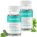 Body Deodorizing Supplement, Body Deodorizing Capsules, Body Deodorant Capsules for Detox, Digestion, Gut Helse, Hudstøtte 90 Kapsler (2)