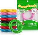 48 Pack Mosquito Repellent armbånd, Individuelt innpakket, DEET gratis, naturlig og vanntett bånd