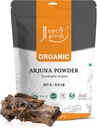 Bare Jaivik 100% Organic Arjuna Bark pulver (Terminalia Arjuna) 1/2 LB, 08 oz, 227 g USDA sertifisert organisk - bionedbrytbar forseglbar Zip Lock Pouch Tradisjonell foryngende og Tonic for hjertet*