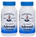 Christophers opprinnelige Formel Adrenal Formula for Stress Support - Adrenal Støttetilskudd - Naturlig Cortisol Manager - Pakke med 2