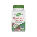 Naturens måte Herbal Hawthorn Berries, Tradisjonell hjerte helsestøtte*, 100 Vegan Capsules (Packing May Vary)