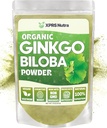 XPRS Nutra Organic Ginkgo Biloba pulver - Gingko Biloba Kosttilskudd for kognisjon - Vegansk Vennlig Ginkoba Biloba Organic - Immunity Boosting Ginkgo Biloba pulver (4 oz)