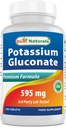 Beste Naturals Kalium Gluconate Supplement 595 Mg Tablet, 250Count