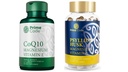 Prime Code CoQ10 250 mg med magnesiumglycinat og vitamin E, Psyllium Husk kapsler med magnesiumcitrat og vitamin C