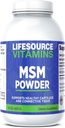 LifeSource vitaminer MSM pulver - 16 oz - ren og ren - 226 serveringer - 2.000 mg Per servering
