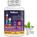 NuBest Tall Kids - Multivitaminer og mineraler for alder 2 til 9 - Bone styrke og immunitetsstøtte - Hjelper barn, Todlere Sunn - Animal Shapes - 60 Chewable Berry Tabletter