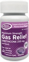 Gass Relief Maks styrke, simetikon 250 mg, (120 Softgels), rask relief fra gass, bloating, fullhet, smertefull diskomfort, sammenlignet med maksimal styrke Phazyme Active Ingredient