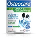 Vitabiotika Osteocare Plus 2-in-1 formel - kalsium 800mg med vitamin D3, Magnesium, sink og omega-3 | Bein Helse og immunitet Multivitamin Supplement for menn og kvinner - 90 tabletter
