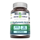 Amazing Formler Hyaluronsyre Supplement ® 200 Mg Per Servering ® 120 Kapsler ® Ikke-GMO | Glutenfri | Laget i USA