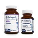 Metagenis Bundle - Thyrosol & D3 10.000 + K - 90 Antall Thyrosol for Thyroid Helse - 60 Softgels av D3 10.000 + K for immunstøtte, bein helse og hjerte helse