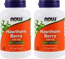 Nå Matvarer Hawthorn Berry 540 mg, 100 Veg Capsules (pakke på 2)