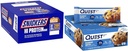 SNICKERS Hi Protein Peanut Caramel Bars 24.12oz Box 12 Count & Quest Blåbær Muffin Protein Bars 12 Count