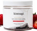 Kintsugi KeraSweet hårforsterkning gummy-hjelp mot tegn på aldring hår, Supplement for sterke, Voluminous Strands- støtter sunnere, Fullere utseende hår m/ B12, så Palmetto, ACV (Strawberry, 60ct)