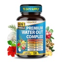VEGATOT Organic Water Out Complex - 14-i-1 Formel - med Dandelion Uva Ursi Horsetail Corn Silk Parsley Nettle Hibiscus Ginger