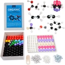 Organisk kjemi Modell Kit (307 PCS) – Armyte Kemi Molekylær modell for lærerstudent og unge mennesker akademisk kjemi utdanning, pakke med atomer, bindinger, elektron Orbital (fargerik)