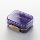 Bexeen medisin piller organisator reise søte pille container liten pille boks for purse Mini pille tilfelle bærbar vitamin holdere Compact reise størrelse medisin daglig lomme farmasøytisk for tillegg