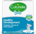 Culturelle Baby Sunn Development Probiotic, vitamin D, HMO og DHA Packets, bidrar til å fremme et sunt immunsystem og digestivsystem* i babyer og barn alder 1+, Glutenfri og ikke-GMO, 30 greve (pakke med 1)