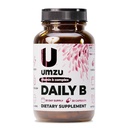 UMZU Daily B | 100% komplett vitamin B kompleks med B1, B2, B3, B5, B5, B7, B9 & B12 med folsyre | støtter naturlig energiproduksjon og kognitiv funksjon Well (30 dagers forsyning | 30 kapsler)
