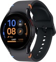 Samsung Galaxy Klokke FE 40mm Bluetooth AI Smartwatch w/Springing, BIA Sensor, Personlige HR-soner, hjertefrekvens Tracker, søvnmonitor, 2024, Svart [USA versjon, 1YR Produsentsgaranti]