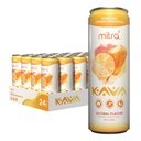 MITRA-9 Botaniske Drikkevarer - Orange Dreamsicle Sparkling Kava Drikke Med Kava Root Extract - Mood Enhancer - Plant Basert - fremmer naturlig ro og klarhet (12 fl. Oz) (24)