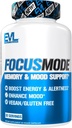 Evlusjon Mental energi og fokus Supplement for voksne - Nootropics Brain Support Supplement med koffein L Theanine Alpha GPC og Huperzine En ernæringsfokus piller for uforutsette Peak Performance