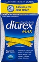 Diurex Max Vann Caplets Koffein Gratis - 24 Caplets, Pakke med 2