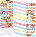 Patelai 300 stykker Kids Bandages bulk 10 stiler barneklede fleksibel fargerik søt tegneserie bandage vanntett pustende klistremerker beskyttelse omsorg kutt for jenter gutter (Dog)