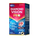 AFC Japan Diamond Vision PRO – Forbedret, Up-Sized Formel - Lutein & Zeaxanthin 4X med øyevitaminer – Visual Health Supplement for voksne, skjerm eksponering, nattbruk, 60 Softgels