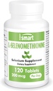 SuperSmart - L-Selenometionine 200mcg per dag (Selenium Supplement) - høy absorpsjon - Essential Trace Mineral | Ikke-GMO & Glutenfri - 120 tabletter