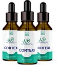 LIVORKA Cortexi Oral Drops to Drink - Formula for ørehelse, hørselsstøtte - Pakke med 3 flasker (90 dagers levering)