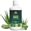 Organic Aloe Vera Juice, Håndlaget fra 100% Certified Organic, California Grown, Farm Fresh Aloe Siden 1972 Bruk internt som et ernæringstilskudd eller topisk, 32floz