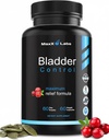 Blader Control Supplement - Overaktiv Bladder Control Piller - Potent blanding av Pumpkin Seed Oil, Cranberry Extract & Vitamin D3 - Urinal Tract infeksjonsbehandling for kvinner og menn - 60Ct