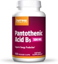 Jarrow Formler Pantothenic Acid B5 500 mg - 100 Veggie Caps - Essential B Vitamin - Energiproduksjon og metabolisme Support - 100 Services, Pakke med 3