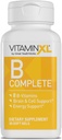 VitaminXL B Complete er et fullspektrum B kompleks laget med B1, B5, B6, B12, Biotin, Niacin, Riboflavin og Folate, også med Choline og inositol (30 Myke geler, 30 serveringer)