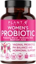 Vaginale probiotika for kvinner med 4 Lactobacillus Strains Probiotiske og prebiotiske blanding for pH-balanse, Sunn Vaginal Odor & Vaginal Flora