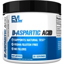 D Aspartic Acid Testosteron Booster for menn - 3120mg DAA D-Aspartic Acid Pre Workout Powder Muscle Builder for menn 3.12g - Helsetilskudd for forbedret stasjon potens og vigor - uplavored