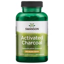Swanson Aktivert Charcoal - Naturlig Supplement støtter sunn absorpsjon - Hjelper w/Bloating & Vedlikehold Bowell Regularity - (120 kapsler, 520mg per servering)