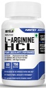 L-Arginine HCL Kapsler - Høyeste biotilgjengelighetsform av L-Arginine | Maksimal styrke, Nitric Oxid Precursor (120 Kapsler)