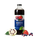 Java NONI JUICE EXTRACT med 7 BERRY BLEND - 33,8 fl oz (1L) Flaske - 100% ren Resveratrol & Fermented av ALLBIO