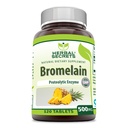Herbal Secrets Bromelain Supplement 500 Mg Tabletter Supplement | Ikke-GMO | Glutenfri | laget i USA (120 Count)