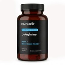 Endur L-Arginine Supplement, hjelper støtte sunn blodflyt og hjertefunksjon, øvelse ytelse og immun helse, glutenfri, 350 mg (60 tabletter)