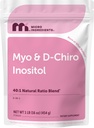 Mikroingrediensene Myo-Inositol & D-Chiro Inositol pulver, 1lb (221 serveringer) | 40:1 Ideell forhold Inositol Supplement for kvinner | Støtter Hormonell balanse og ovarian helse | Ikke-GMO, Vegan, Filler-fri