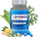 YERBERO Bypass BPRI Blue - Neste steg i BPRI Series - 30 Caps - Med Aloe Vera, Ginger, Sarsaparilla Root, Grønn Te, Dandelion, Hestehale, og mer - 500 mg per kapsel.