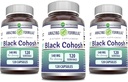 Amazing Formler Svart Cohosh 540mg 120 Kapsel Supplement | Ikke-GMO | Glutenfri | Laget i USA (3 Pack)
