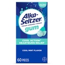 Alka-Seltzer Cool Action Heartburn Relief Gum, Extra styrke Antacid Gum, Acid Indigestion og Upset Mage Relief, Ingen Chalky smak, Kjøl Mint Flavor, 60 greve
