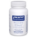Ren innkapslinger Resveratrol VES-Sorb | Hypoallergenisk støtte for celle- og kardiovaskulær helse* 90 kapsler